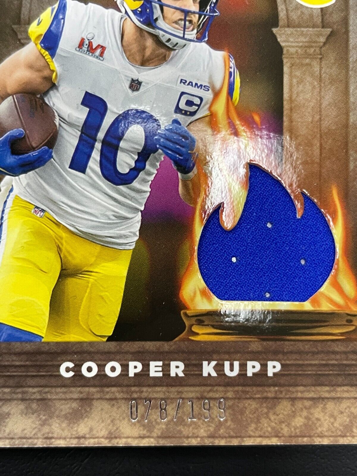 2022 Donruss Passing the Torch Dual Patch Cooper Kupp/Isaac Bruce /199 #PTTJ-17