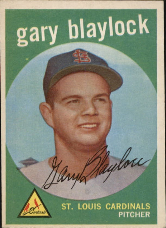 1959 Topps #539 Gary Blaylock RC - Vg+