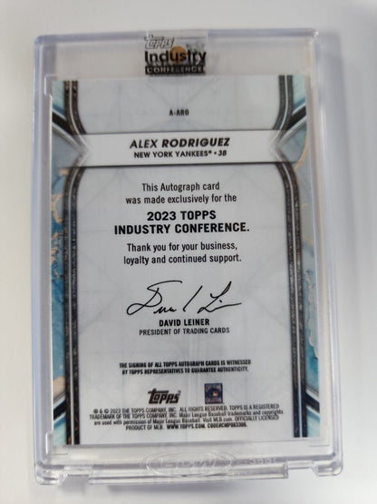 2023 Topps Industry Conference Gold Parallel Alex Rodriguez #/5 NY Yankees