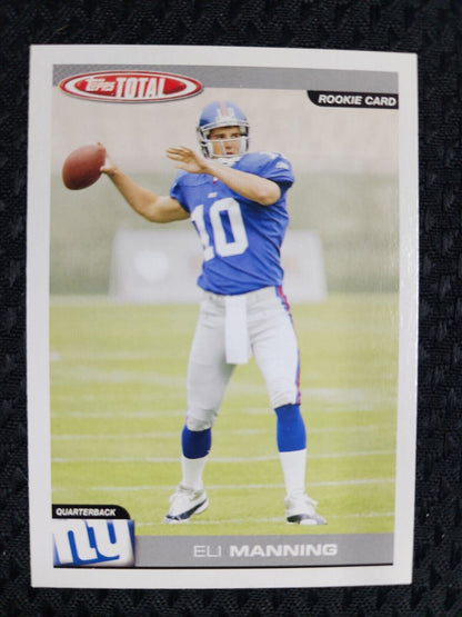 Eli Manning 2004 Topps total RC #350 New York Giants Rookie Ole Miss Rebels