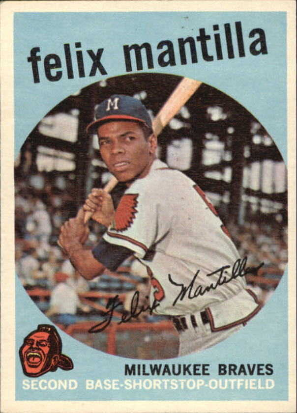 1959 Topps #157 Felix Mantilla - NM