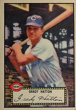 1952 Topps #6 Grady Hatton - GOOD