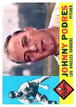 1960 Topps #425 Johnny Podres - Ex+