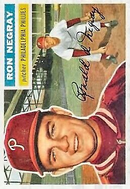 1956 Topps #7 Ron Negray RC - NM