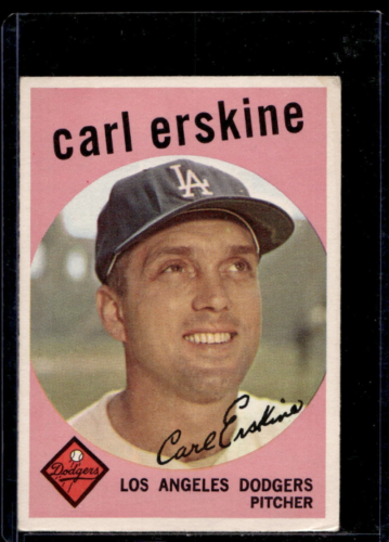 1959 Topps #217 Carl Erskine - NM