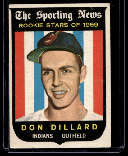 1959 Topps #123 Don Dillard RS RC - NM
