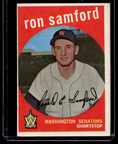 1959 Topps #242 Ron Samford RC - NM
