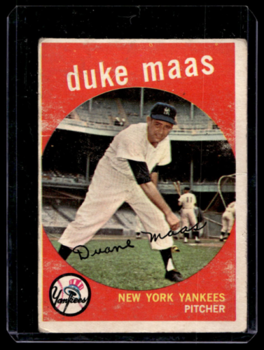 1959 Topps #167 Duke Maas - NM