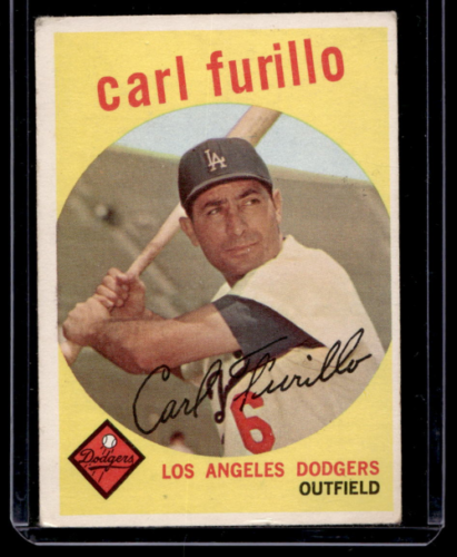 1959 Topps #206 Carl Furillo - NM