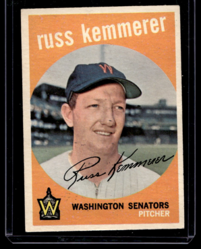 1959 Topps #191 Russ Kemmerer - NM
