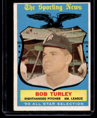 1959 Topps #570 Bob Turley AS - NM