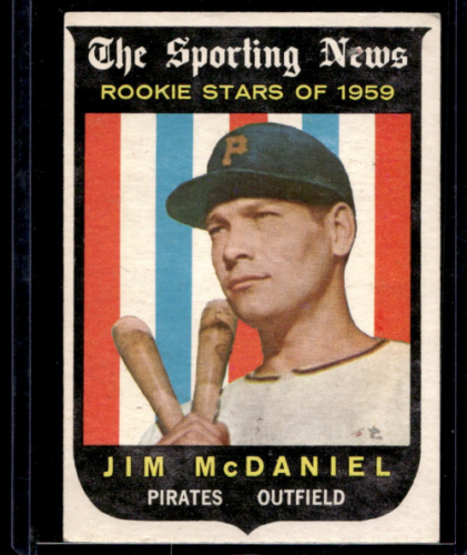 1959 Topps #134 Jim McDaniel RS RC - NM