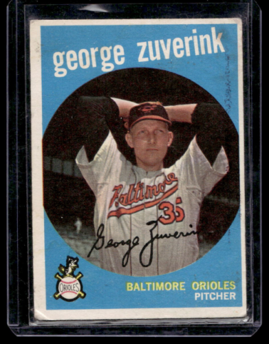 1959 Topps #219 George Zuverink - NM