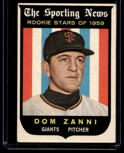 1959 Topps #145 Dom Zanni RS RC - NM