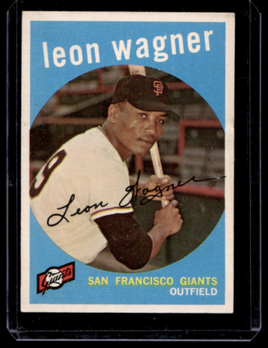 1959 Topps #257 Leon Wagner RC - NM