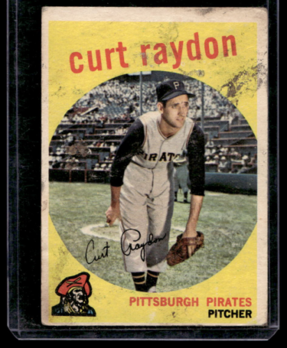 1959 Topps #305 Curt Raydon RC - NM