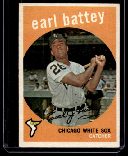 1959 Topps #114 Earl Battey - NM