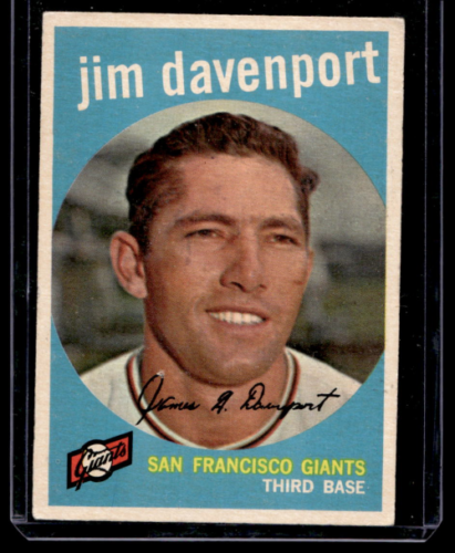 1959 Topps #198 Jim Davenport - NM