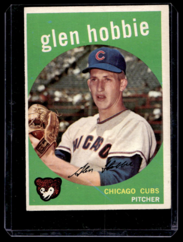 1959 Topps #334 Glen Hobbie - NM