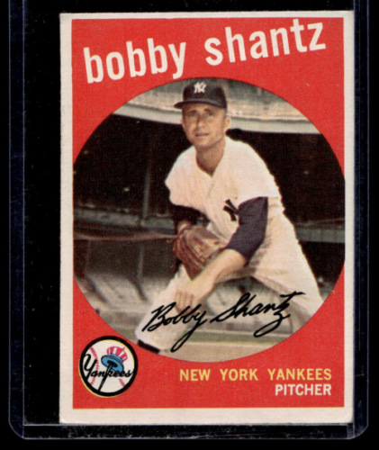 1959 Topps #222 Bobby Shantz - NM