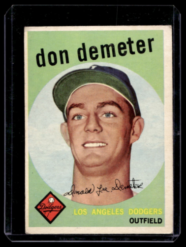 1959 Topps #324 Don Demeter - NM