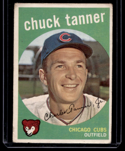 1959 Topps #234A Chuck Tanner GB - NM
