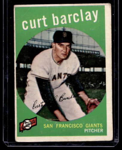 1959 Topps #307 Curt Barclay - NM