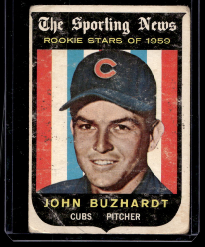 1959 Topps #118 John Buzhardt RS RC - NM