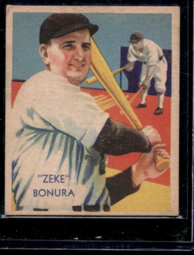 1934-36 Diamond Stars #65 Zeke Bonura (35G) - EX