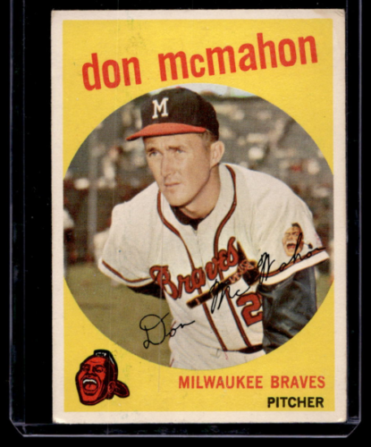 1959 Topps #3 Don McMahon - NM