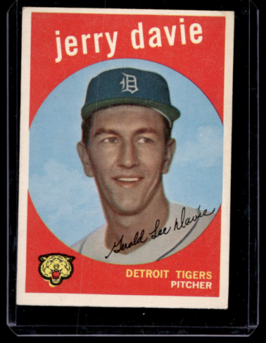 1959 Topps #256 Jerry Davie RC - NM