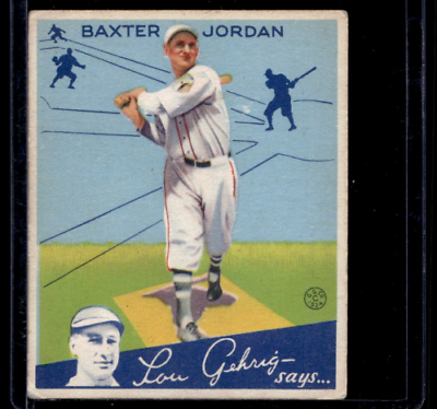 1934 Goudey #31 Buck Jordan RC - FAIR