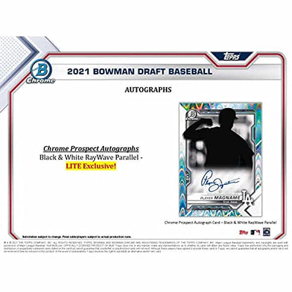 2021 Bowman Draft Baseball Hobby Lite Box (10 Packs/16 Cards: 5 Parallels)