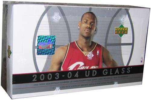 2003/04 Upper Deck Glass Basketball HOBBY Box - 24P5C