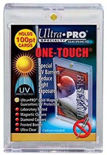 1 Ultra Pro 100Pt Magnetic Card Holder Case - Holds Thick Baseball, Football, Hockey Cards