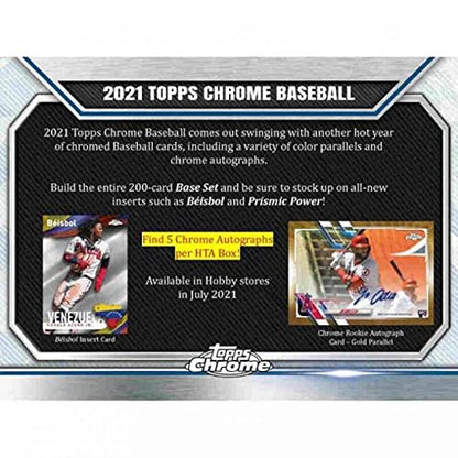 2021 Topps Chrome Baseball Jumbo Box