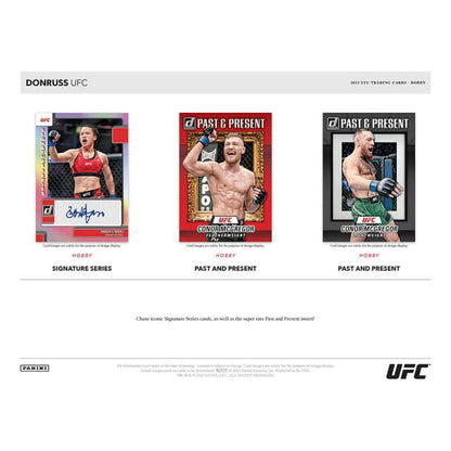 2023 Panini Donruss UFC Hobby Box (10 Packs/30 Cards: 1 Auto, 1 Mem)