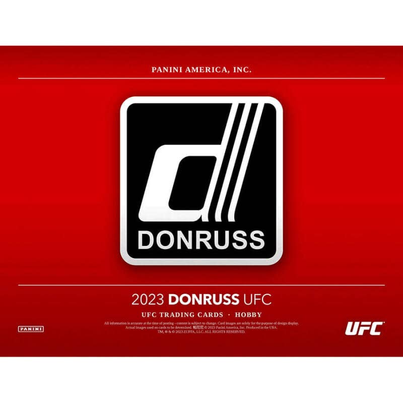 2023 Panini Donruss UFC Hobby Box (10 Packs/30 Cards: 1 Auto, 1 Mem)