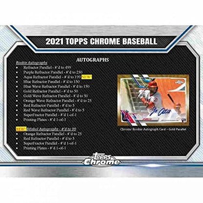 2021 Topps Chrome Baseball Jumbo Box