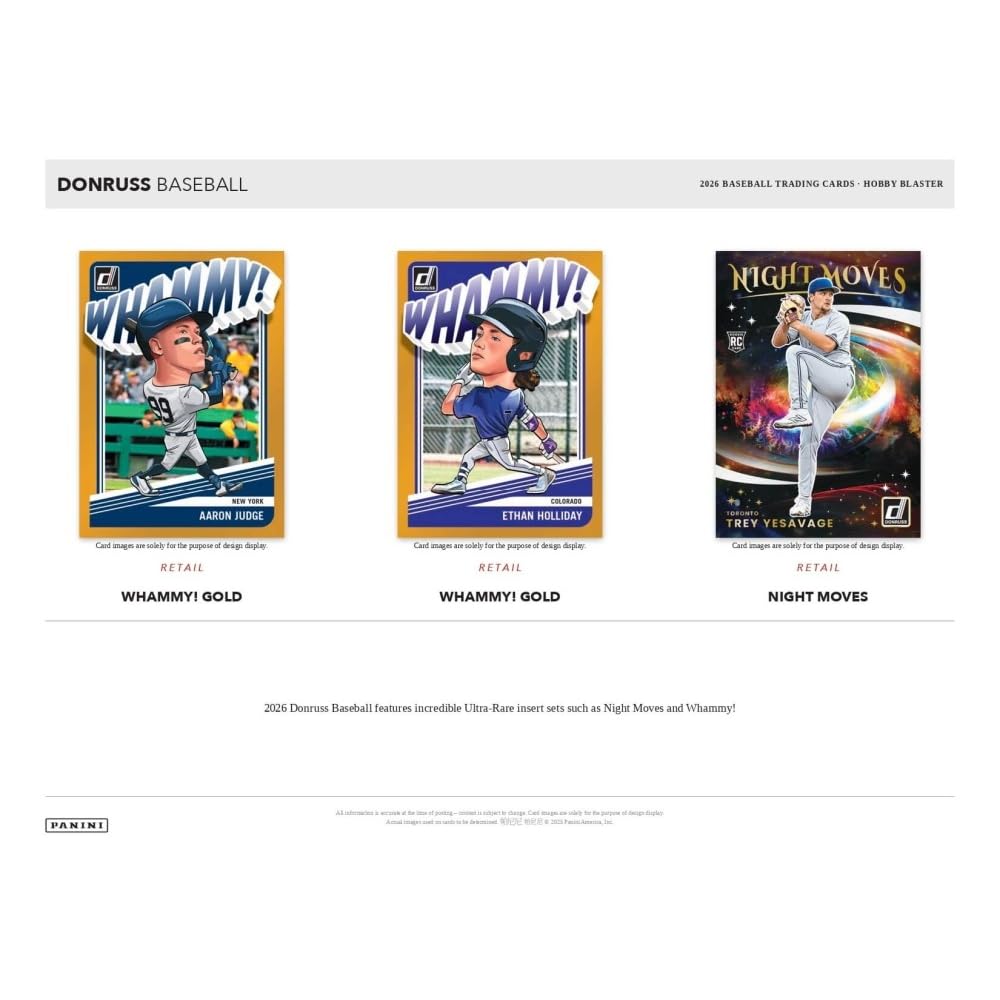 2026 Panini Donruss Baseball BLASTER BOX