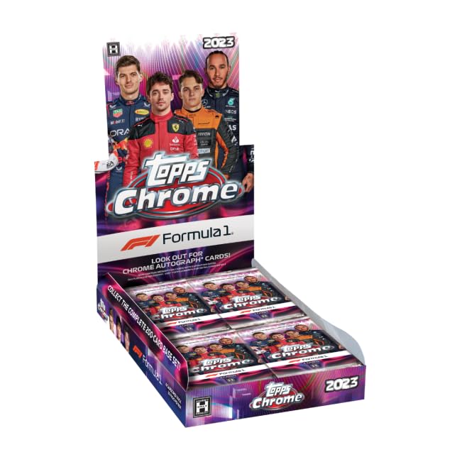 Topps 2023 Formula 1 Chrome Hobby Trading Card Box