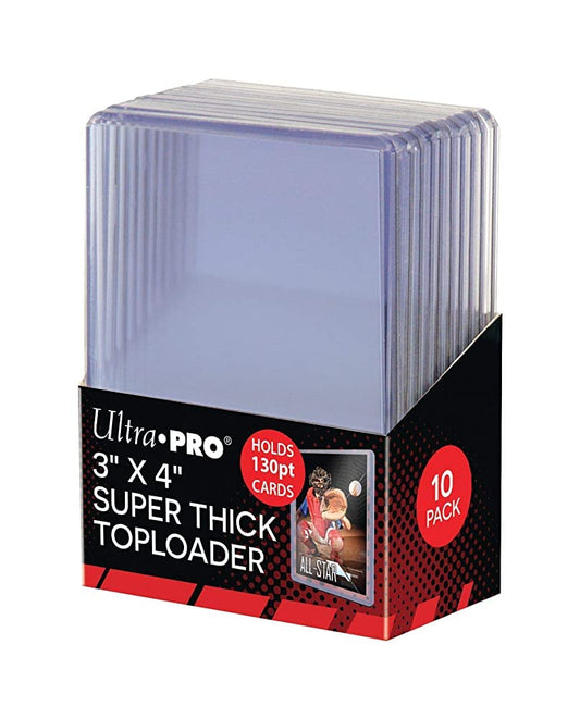 Ultra Pro 3X4 130Pt Top Loader - Pack of 10