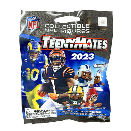 TeenyMates Party Animal NFL Series 2023 Pack Mini Figures Blind Bag