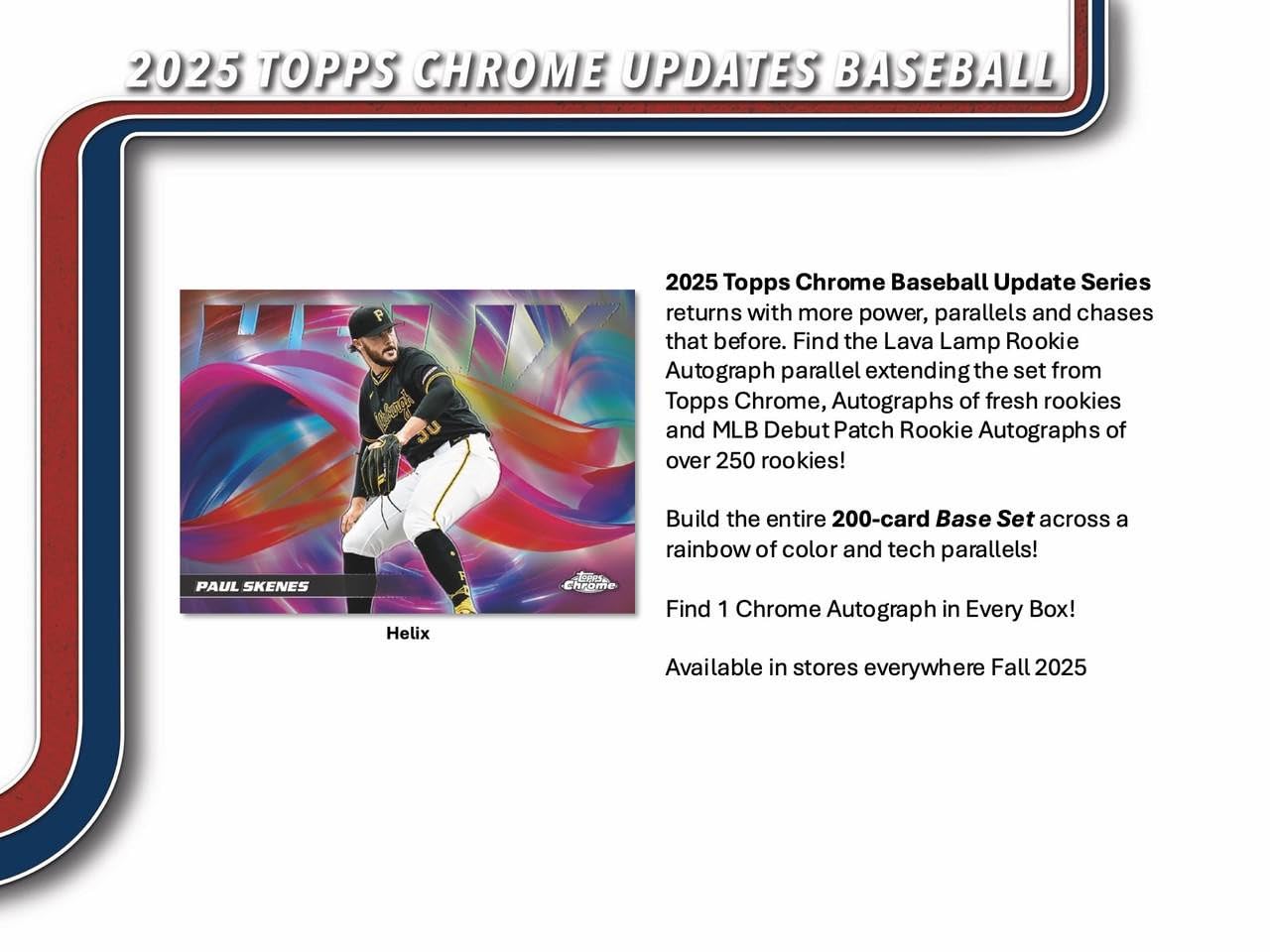 2025 Topps Chrome Update Baseball HOBBY PACK