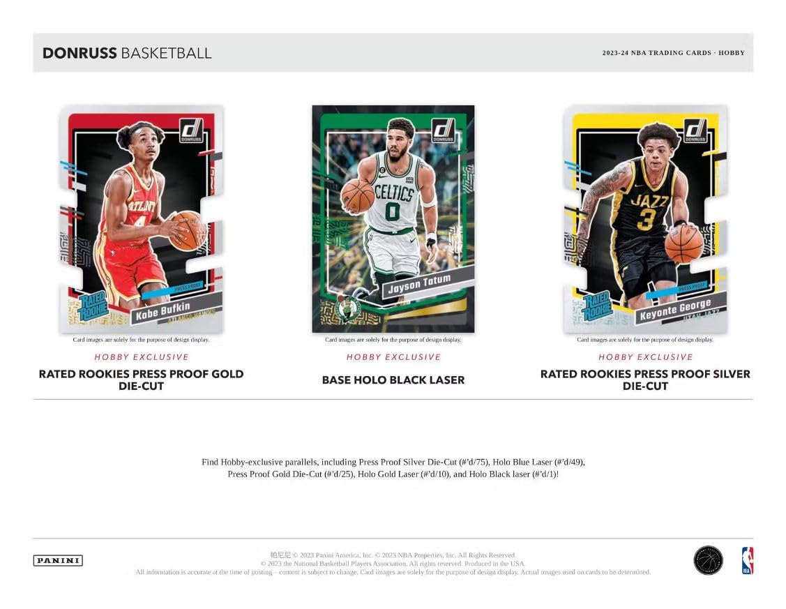 2023-24 Panini Donruss Basketball Hobby Box – BoxSeat Collectibles