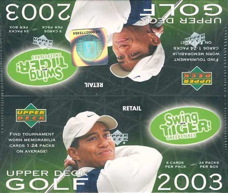 2003 Upper Deck Golf Retail Box