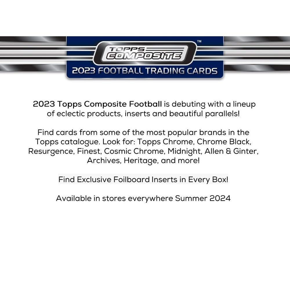 2023 Topps Composite Football Blaster Trading Card Box