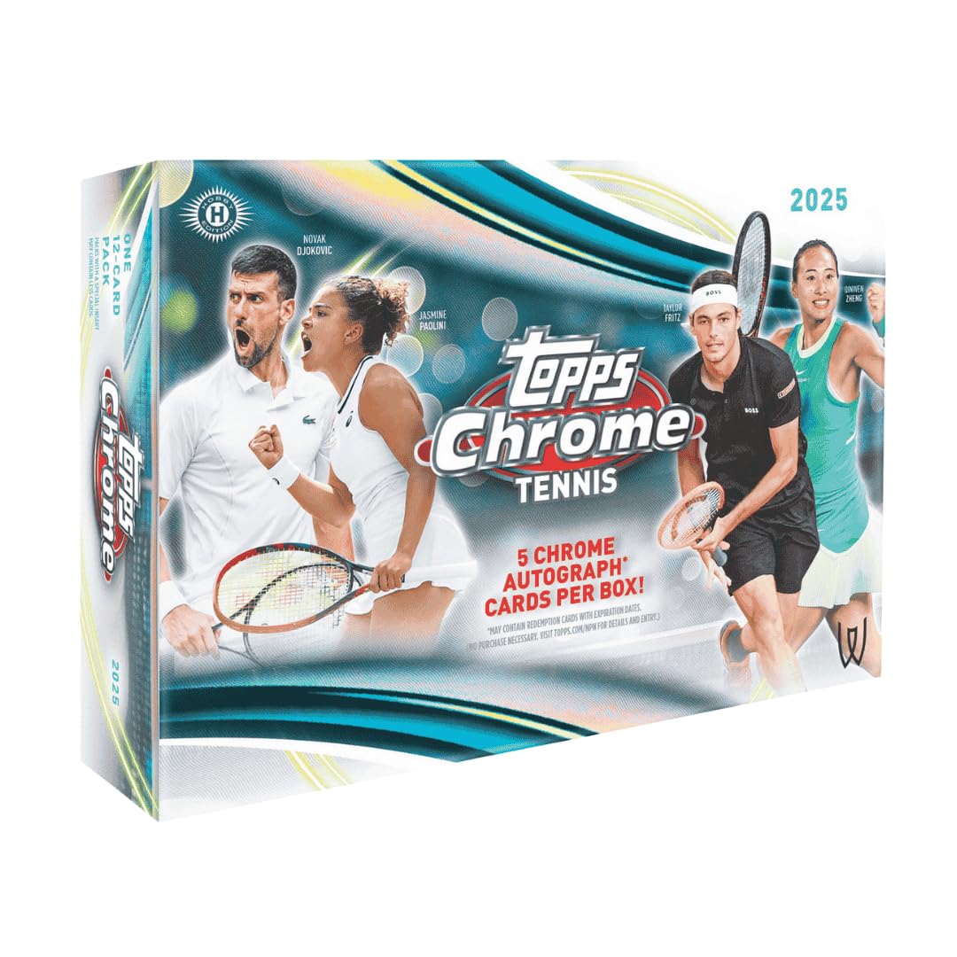 2025 Topps Chrome Tennis Breakers Delight BOX