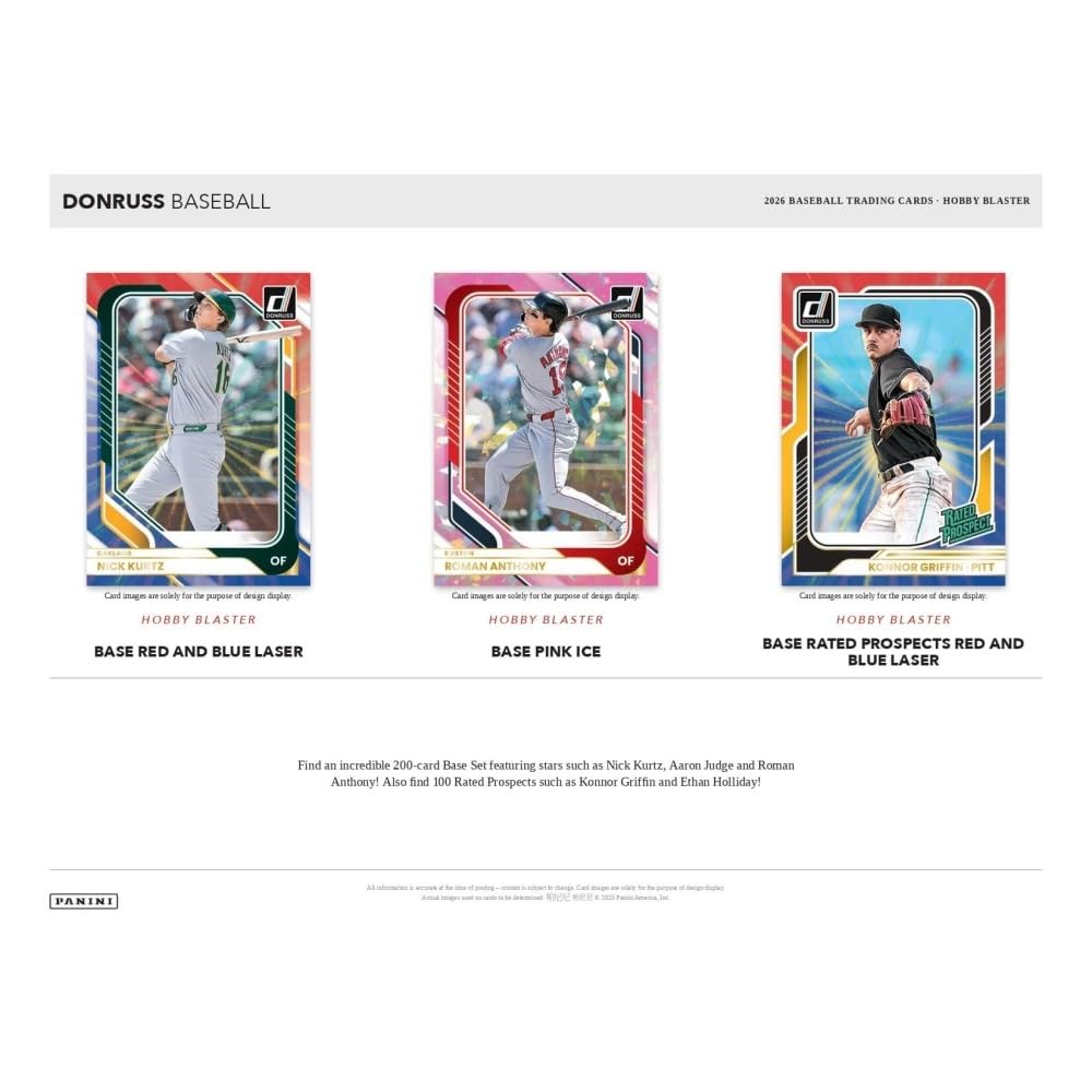 2026 Panini Donruss Baseball BLASTER BOX