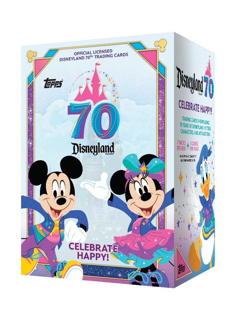 2025 Topps Disneyland 70th Anniversary - Factory Sealed - Value Box